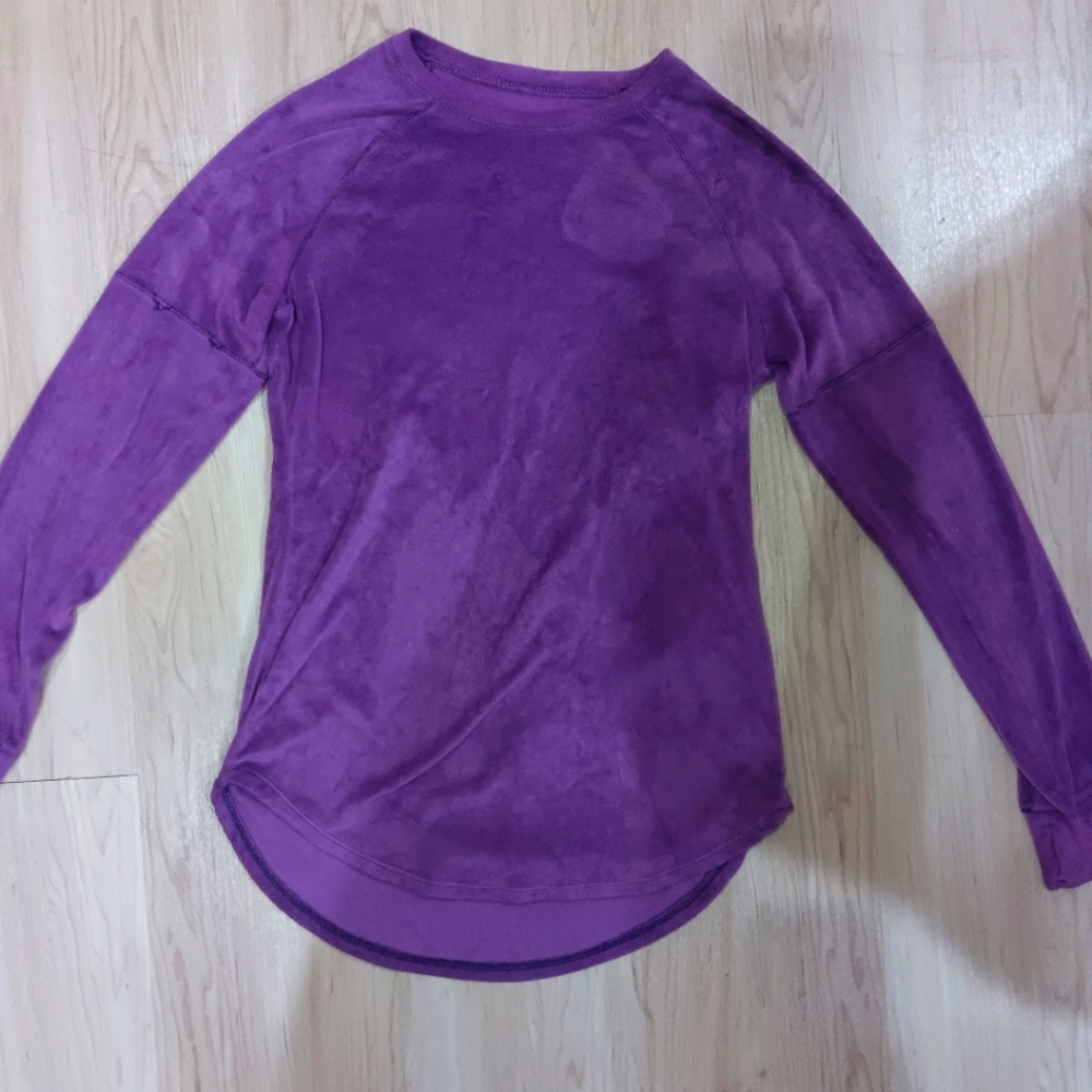 Purple pajama shirt